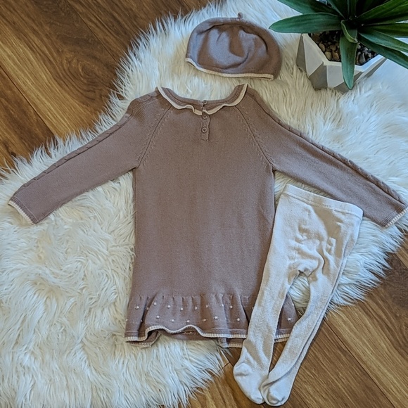 Catherine Malandrino Mini Sweater Dress 3pc Set - Picture 3 of 8